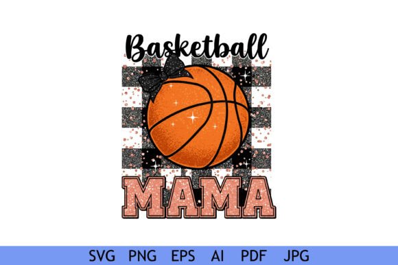 Glitter Basketball Mama: A Design with Real Personality