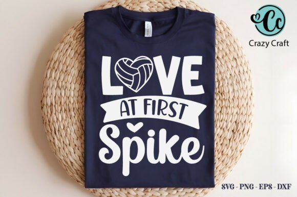 Love at First Spike, Volleyball Mom Svg