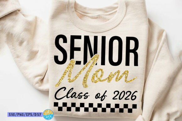 Retro Senior Mom SVG, Vintage Senior Mom