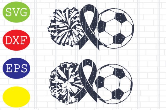 Soccer Awareness and Pom: A Dynamic Design for Real-World Embroidery