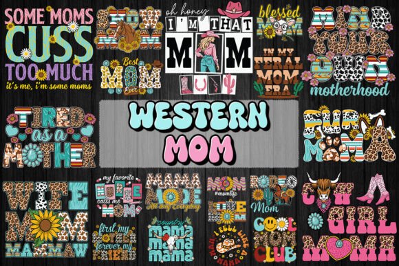 Western Mom SVG Bundle